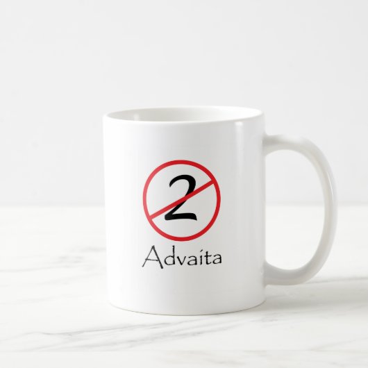 Advaita - Niet twee Koffiemok (Rechts)