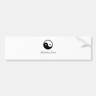 Advaita Zen / Yin & Yang — weten hoe het is. Bumpersticker