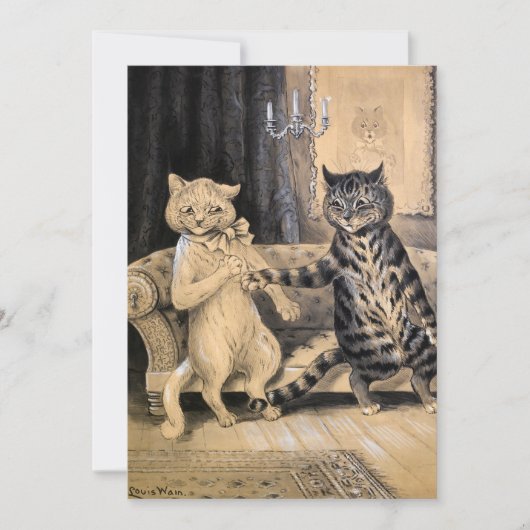 Advance by Louis Wain Bedankkaart (Voorkant)