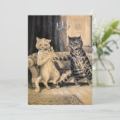 Advance by Louis Wain Bedankkaart (Staand voorkant)