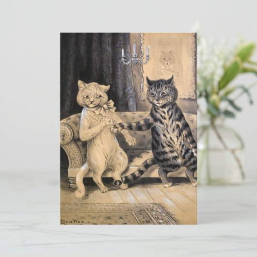 Advance by Louis Wain Bedankkaart (Staand voorkant)