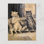 Advance by Louis Wain Feestdagenkaart (Voorkant)