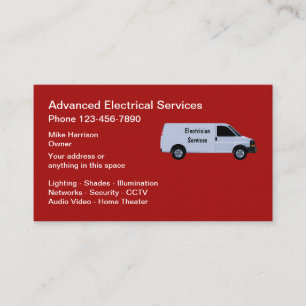 Advance Electricia Services Visitekaartje