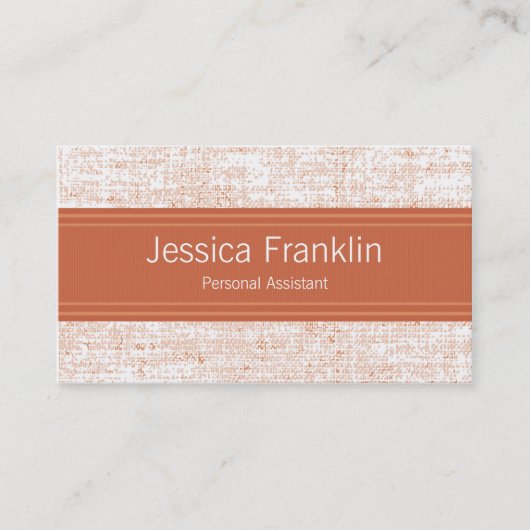 Advance Oranje Assistant Visitekaartjes (Voorkant)