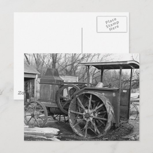 Advance Rumely Tractor, 1936 Briefkaart (Voorkant / Achterkant)