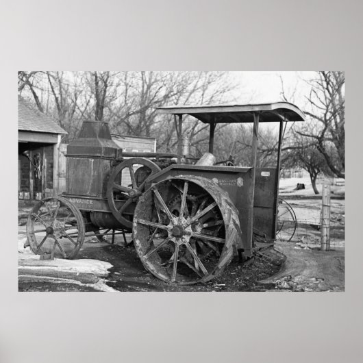 Advance Rumely Tractor, 1936 Poster (Voorkant)