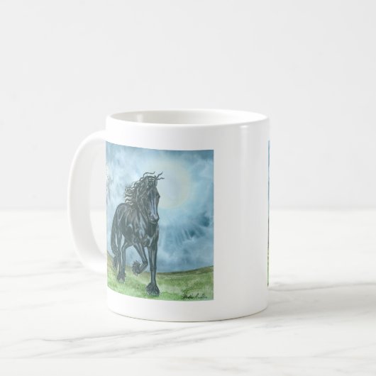 "Advance to the Light "   Friesian mok (Voorkant links)