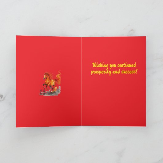 Advance With The Power Of Ten Thousand Galloping Kaart (Binnen)