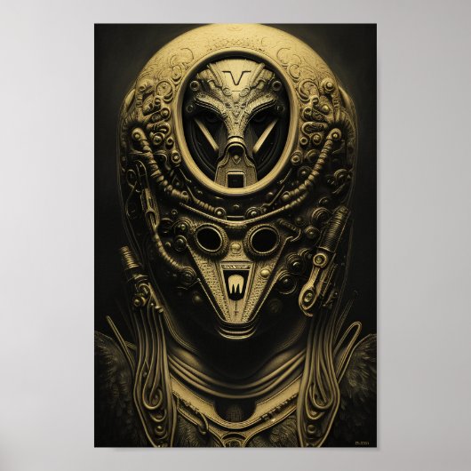 Advanced Alien Helmet Poster (Voorkant)