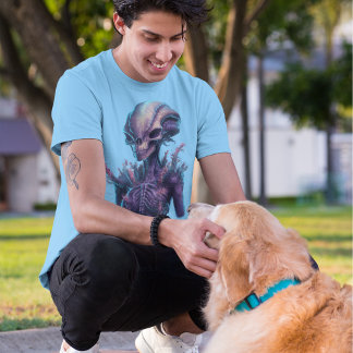 Advanced Floral Alien T-shirt