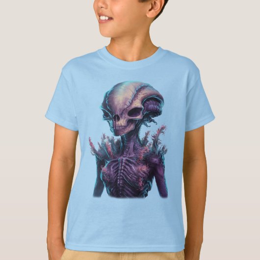 Advanced Floral Alien T-shirt (Voorkant)