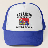 Advanced Open Water SCUBA Diver Trucker Pet (Voorkant)