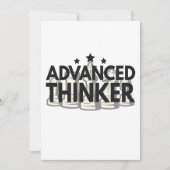 Advanced Thinker Funny Chess PLayer Gift Feestdagenkaart (Voorkant)