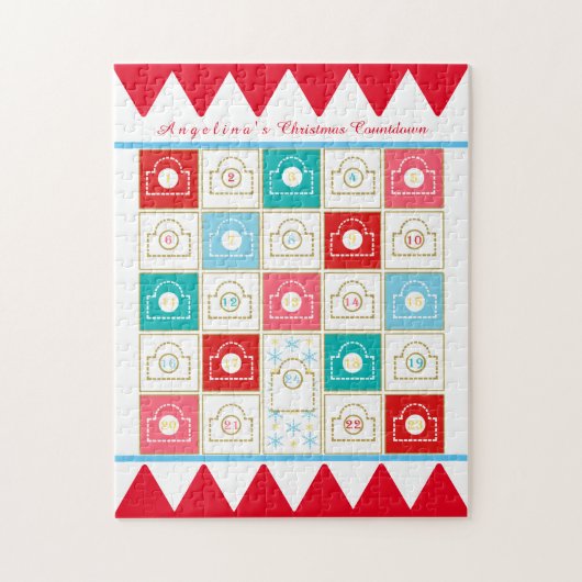 Advent-agenda Legpuzzel (Verticaal)