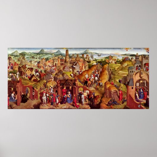 Advent and Triumph of Christus Hans Memling 1480 Poster (Voorkant)