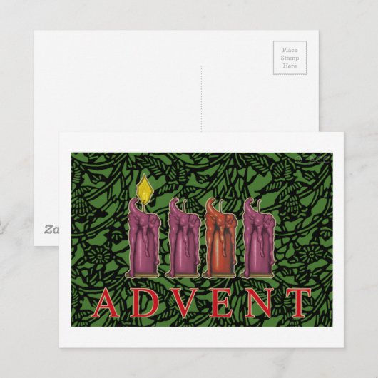 Advent Briefkaart (Voorkant / Achterkant)