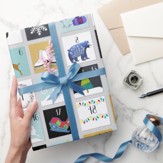 Advent Calendar Christmas Cadeaupapier (Geschenken)