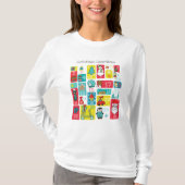 Advent Calendar-kerstafname T-shirt (Voorkant)