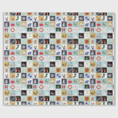 Advent Calendar Kerstmis Cadeaupapier (Vlak)