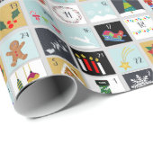 Advent Calendar Kerstmis Cadeaupapier (Rol Hoek)