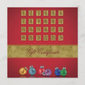 Advent Calendar-kerstnamen (Voorkant)