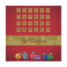 Advent Calendar-kerstnamen