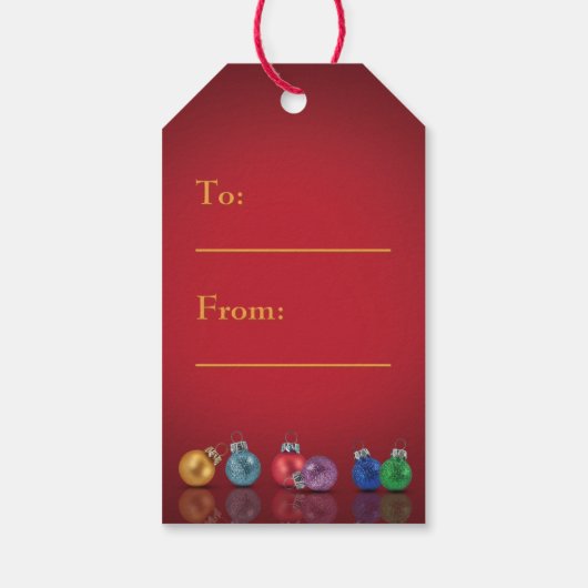 Advent Calendar-kerstnamen Cadeaulabel (Achterkant)