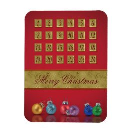 Advent Calendar-kerstnamen Magneet