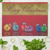 Advent Calendar-kerstnamen Theedoek (Gevouwen)