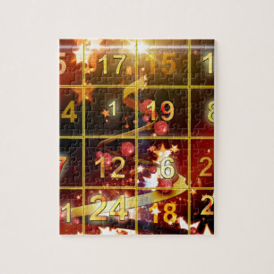 Advent Calender door Golden Kerstmis Legpuzzel