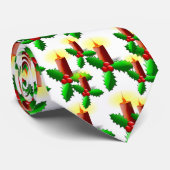 Advent Candle met Holly Stropdas (Opgerold)