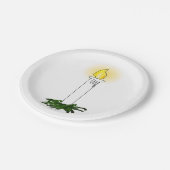 Advent Candle Papieren Bordje (Gekanteld)