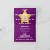 ADVENT Eerste week - Hope-Customize Feestdagen Kaart (Binnen)