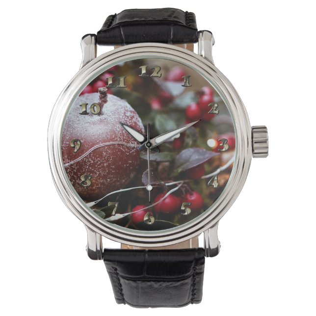 Advent en kerstdecoratie horloge (Voorkant)