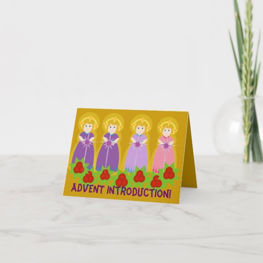 ADVENT Introductie! -Aanpassen Feestdagen Kaart (Voorkant)