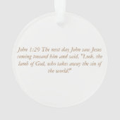 Advent Jesse Tree Lamb Ornament (achterkant)