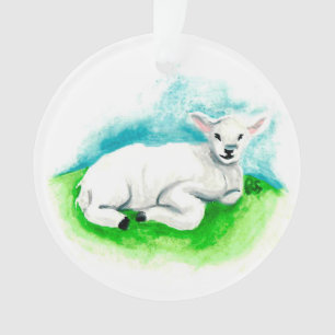 Advent Jesse Tree Lamb Ornament