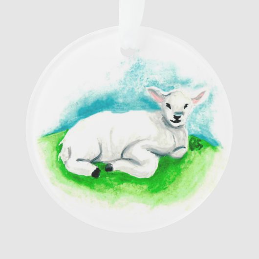 Advent Jesse Tree Lamb Ornament (voorkant)
