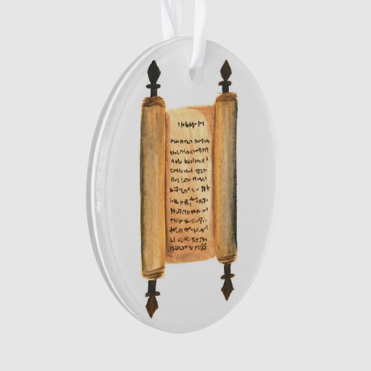 Advent Jesse Tree Scroll Ornament (voorkant)