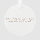 Advent Jesse Tree Scroll Ornament (achterkant)