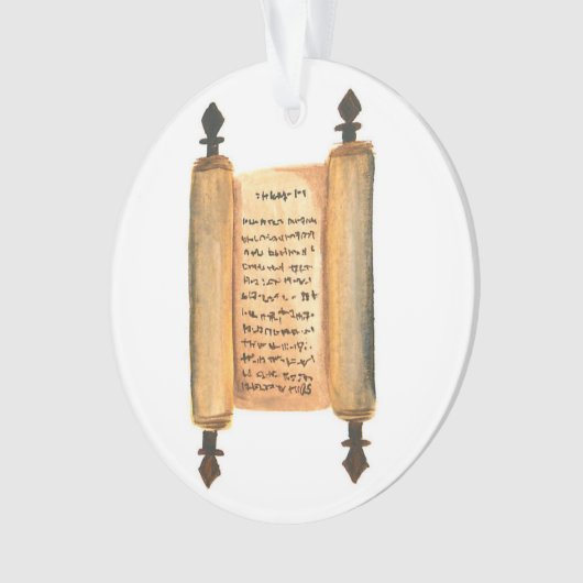 Advent Jesse Tree Scroll Ornament (voorkant)