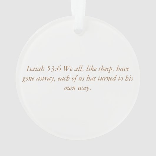 Advent Jesse Tree Snake Ornament (achterkant)