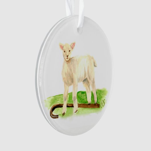 Advent Jesse Tree Staff en Lamb Ornament (voorkant)