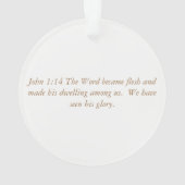 Advent Jesse Tree Stump Ornament (achterkant)