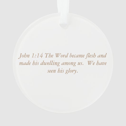 Advent Jesse Tree Stump Ornament (achterkant)