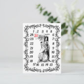 Advent Kalender Kerstmis Aftellen Religieus Briefkaart (Staand voorkant)