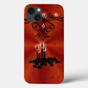 Advent, kerstArtdeco op Rode Regenboog Case-Mate iPhone Case