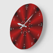 Advent, kerstArtdeco op rode regenboog Grote Klok (Hoek)