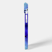 Advent, kerstartik op blauwe groene regenboog Case-Mate iPhone case (Achterkant / Links)