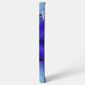 Advent, kerstartik op blauwe groene regenboog samsung galaxy hoesje (Linkerkant)